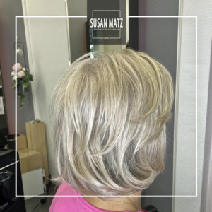Blond für graue Haare Grey Blending Highlights Nuernberg champagner blond II